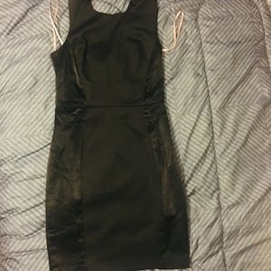 Forever 21 - Black Silk bodycon dress